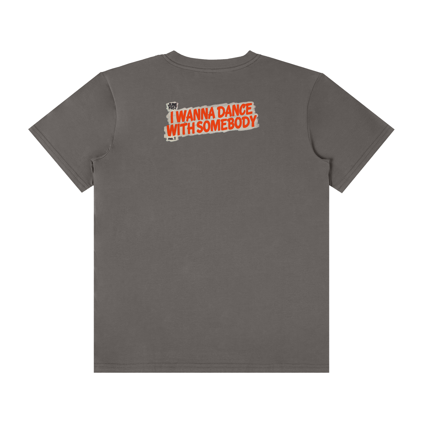I Wanna Dance with Somebody - SIZE UP 1 SIZE - Unisex Classic Crew Neck Cotton T-Shirt