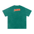 I Wanna Dance with Somebody - Snow Washed Oversized Cotton T-Shirt