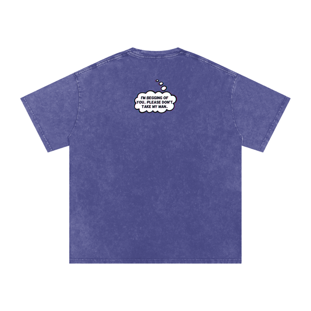 Jolene - Snow Washed Oversized Cotton T-Shirt
