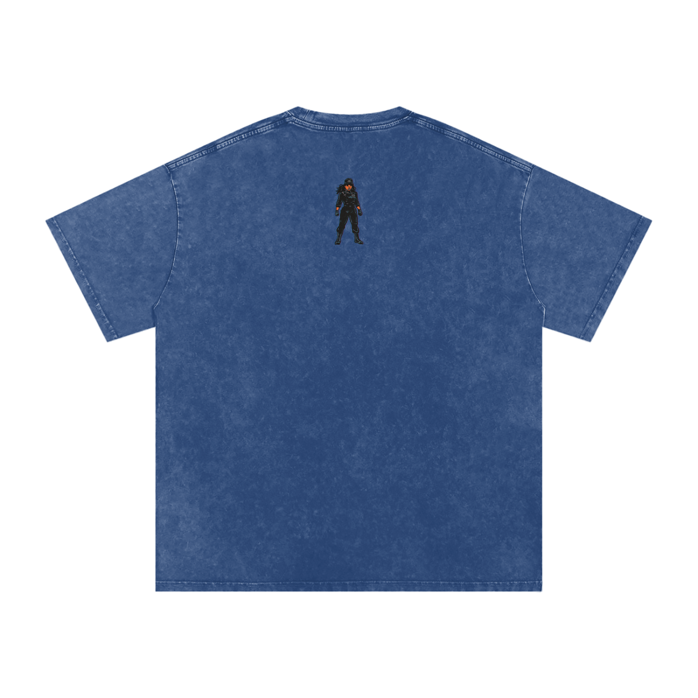 Rhythm Nation - Snow Washed Oversized Cotton T-Shirt