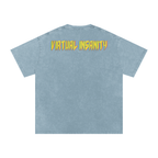Virtual Insanity - Snow Washed Oversized Cotton T-Shirt