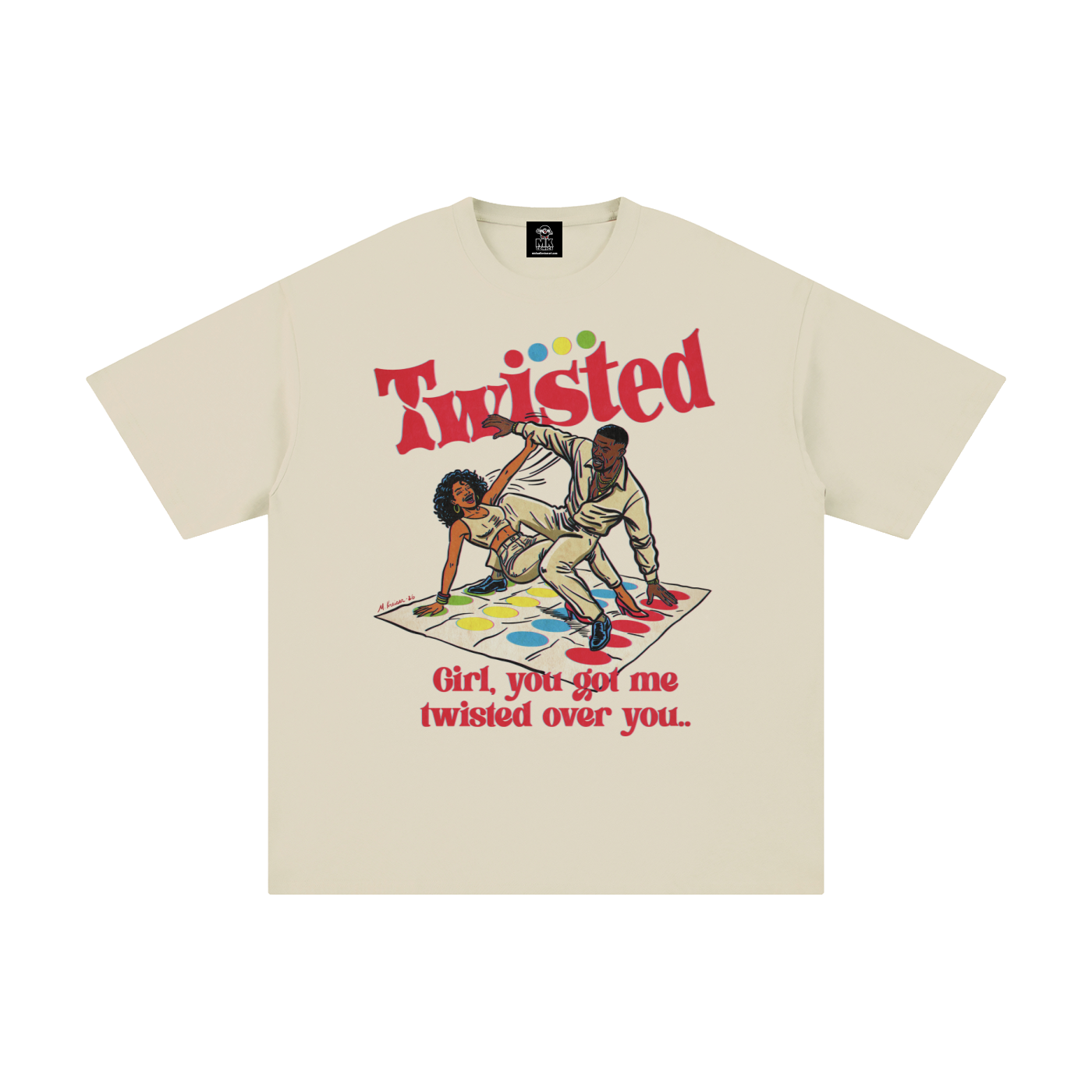 Twisted - Unisex Pure Cotton T-Shirt