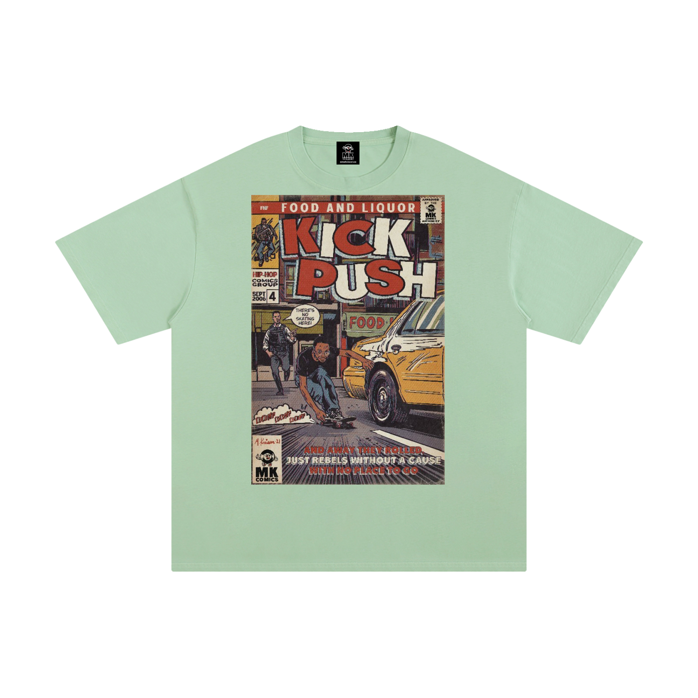 Kick, Push - Unisex Pure Cotton T-Shirt