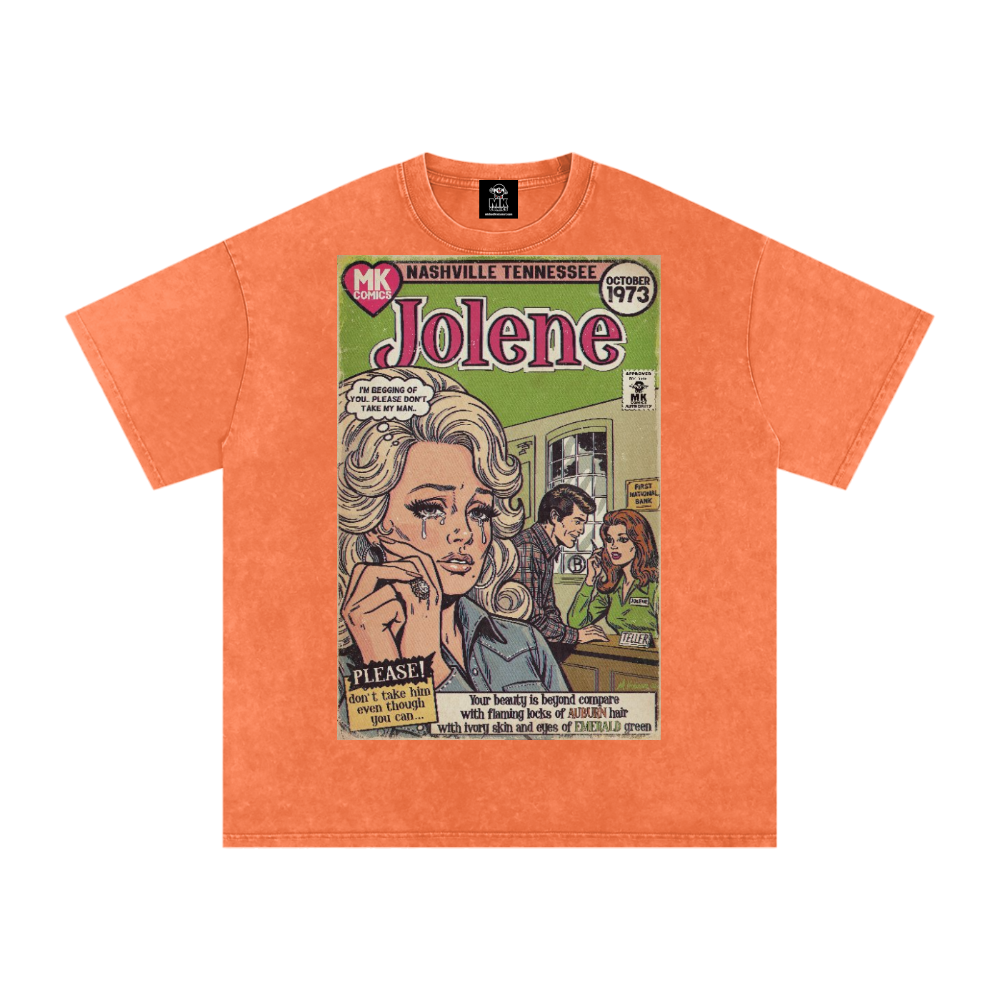 Jolene - Snow Washed Oversized Cotton T-Shirt