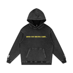 Liquid Swords - Snow Washed Loose Cotton Hoodie