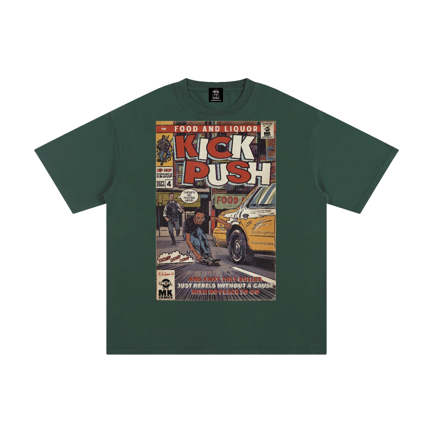 Kick, Push - Unisex Pure Cotton T-Shirt