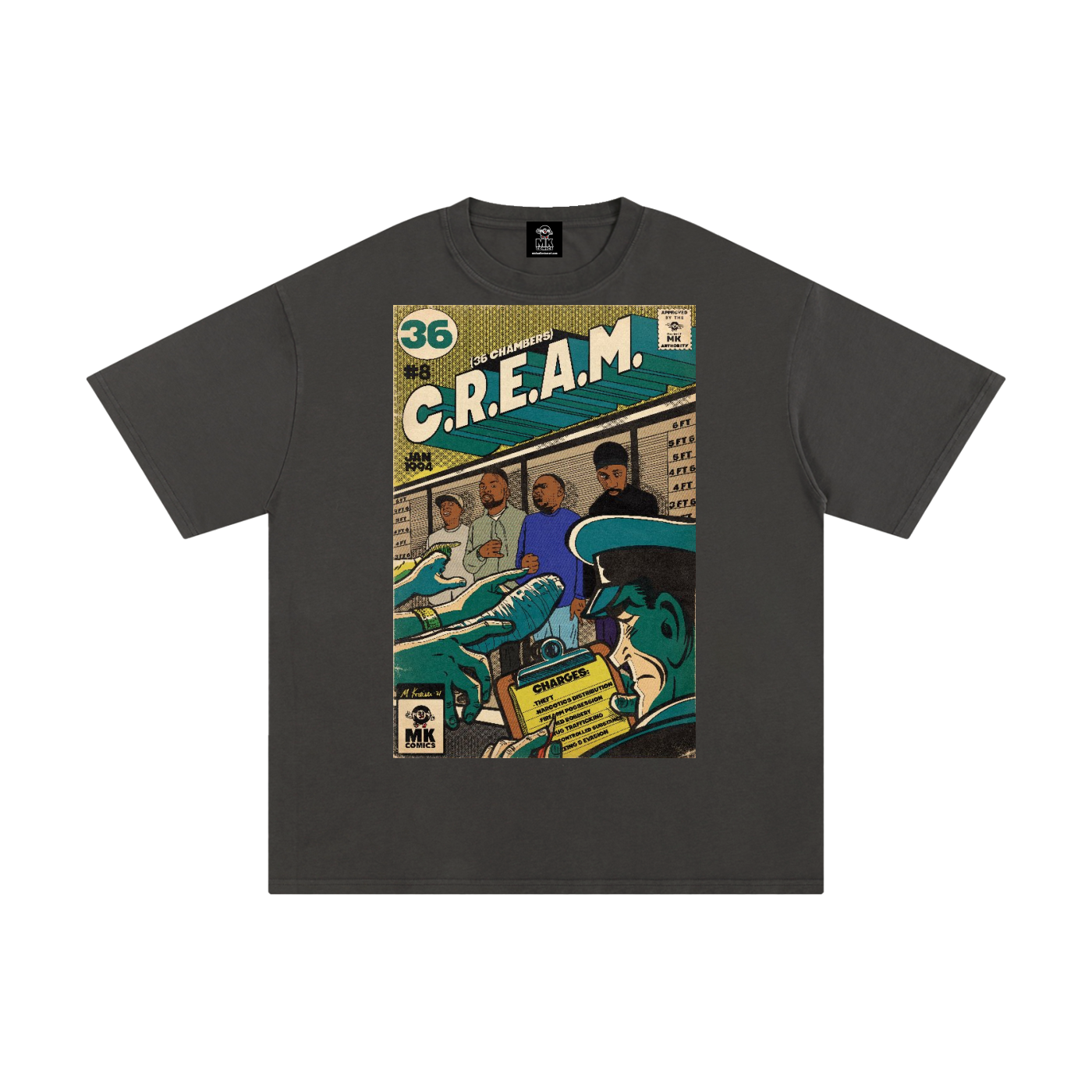 C.R.E.A.M - MK Classics - Unisex Pure Cotton T-Shirt