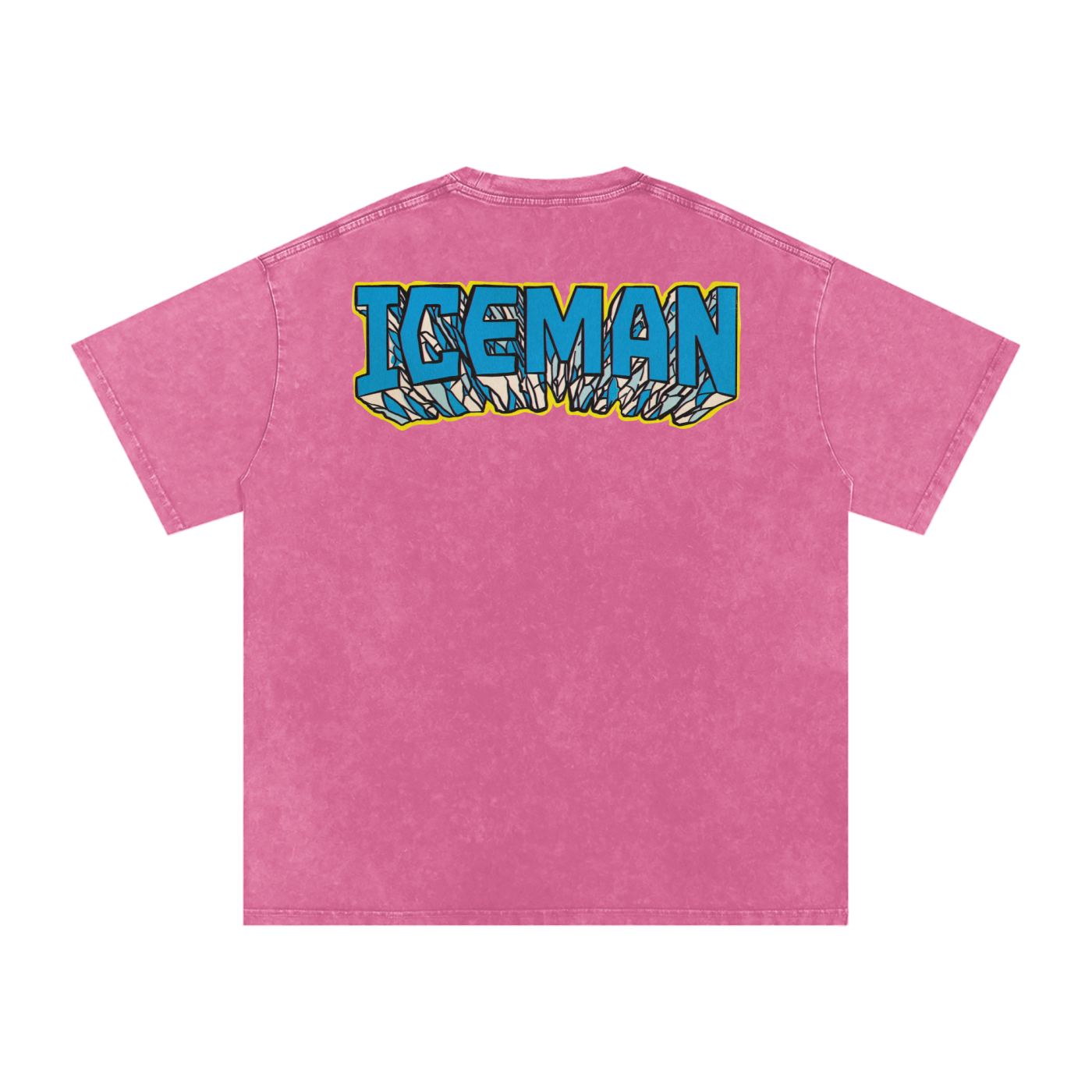 Iceman - Snow Washed Oversized Cotton T-Shirt