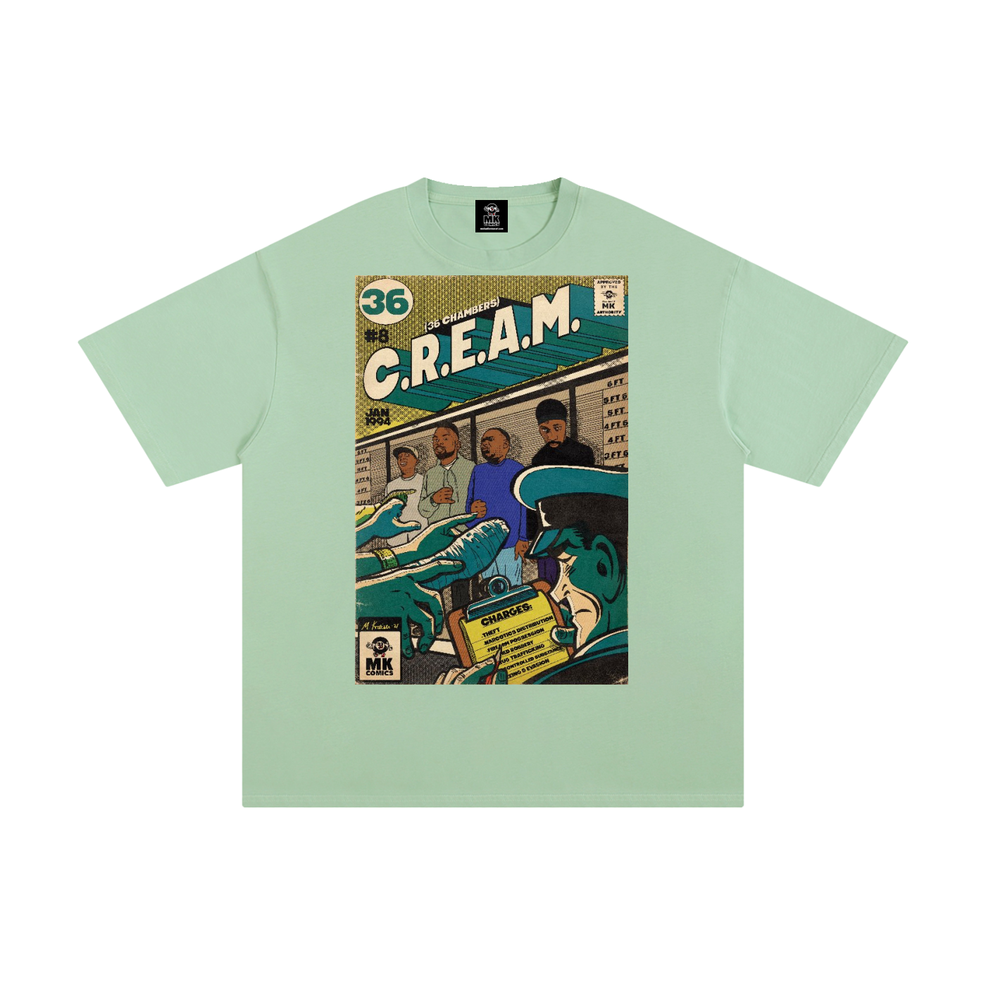 C.R.E.A.M - MK Classics - Unisex Pure Cotton T-Shirt
