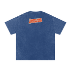 I Wanna Dance with Somebody - Snow Washed Oversized Cotton T-Shirt