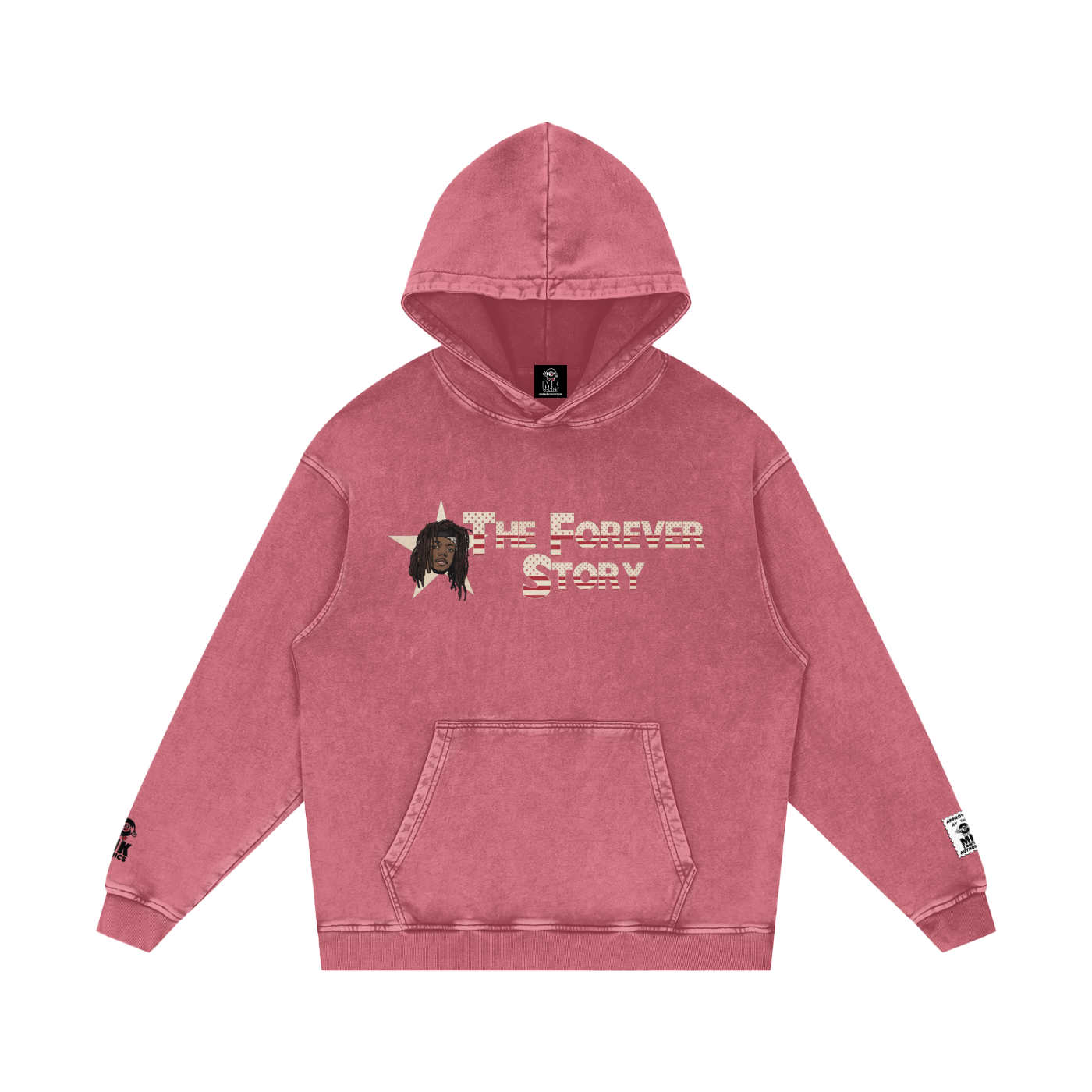 The Forever Story - Snow Washed Loose Cotton Hoodie