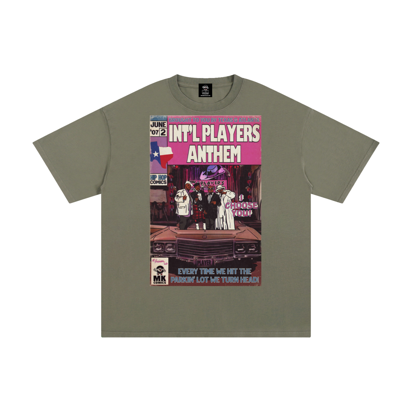 Int'l Players Anthem - MK Classics - Unisex Pure Cotton T-Shirt