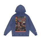 Rhythm Nation - Snow Washed Loose Cotton Hoodie