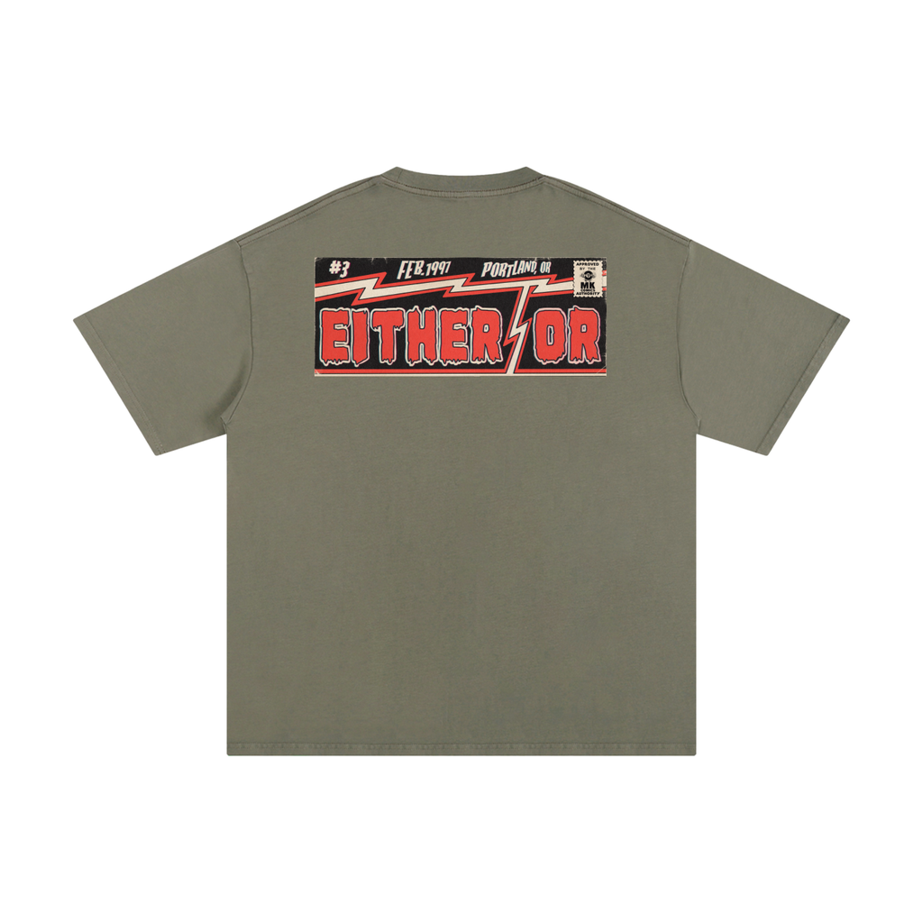 Either/Or - Unisex Pure Cotton T-Shirt