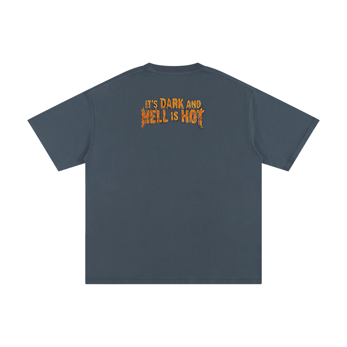 It's Dark & Hell is Hot - Unisex Pure Cotton T-Shirt