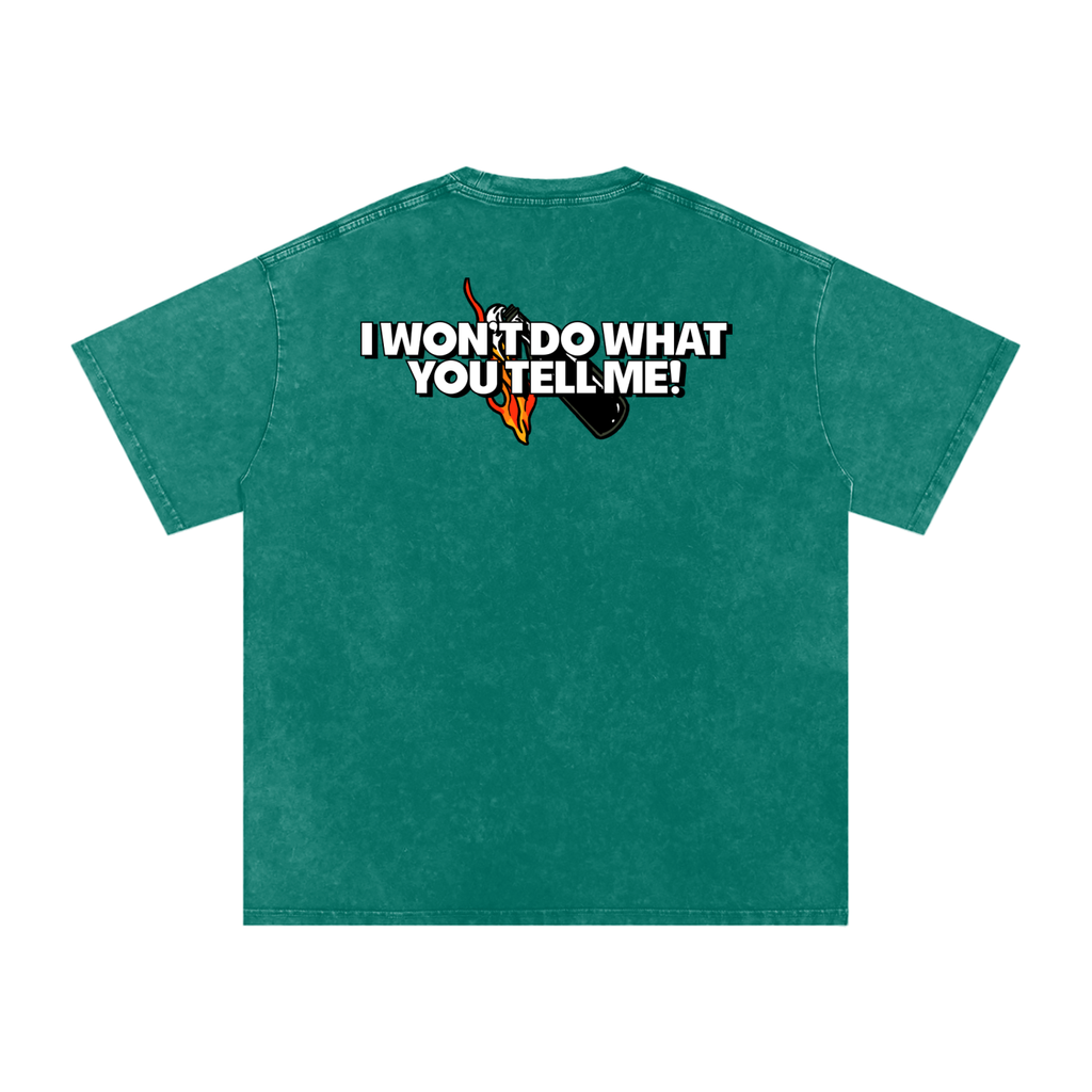 Killing in the Name - Snow Washed Oversized Cotton T-Shirt