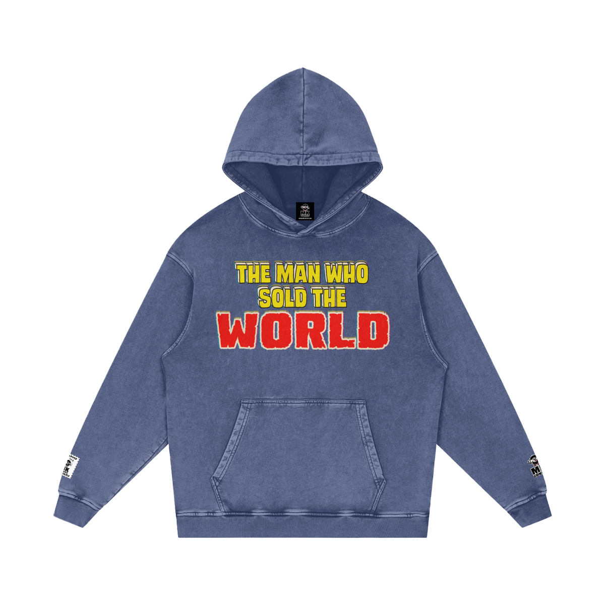 The Man who Sold the World - Snow Washed Loose Cotton Hoodie