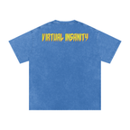Virtual Insanity - Snow Washed Oversized Cotton T-Shirt