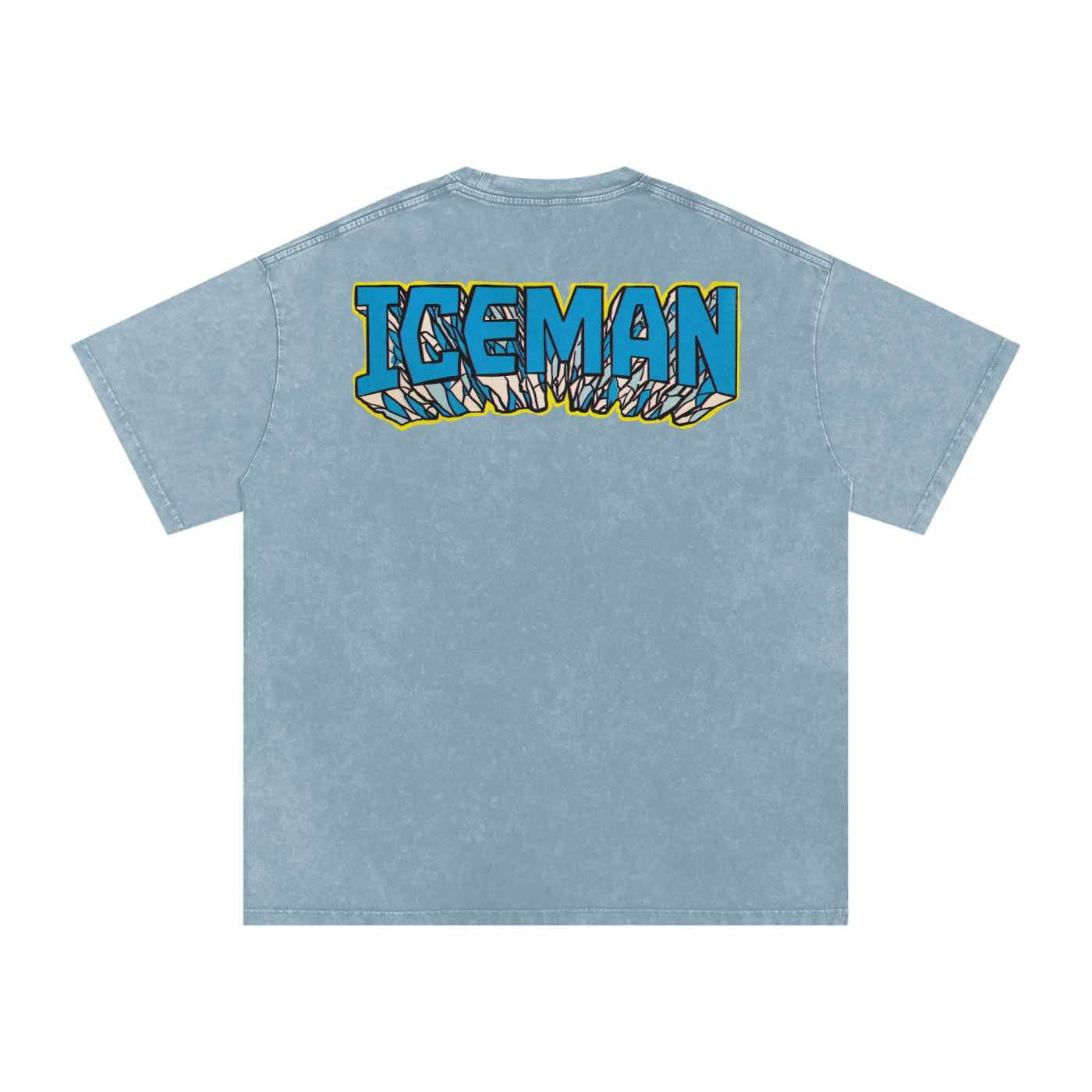 Iceman - Snow Washed Oversized Cotton T-Shirt