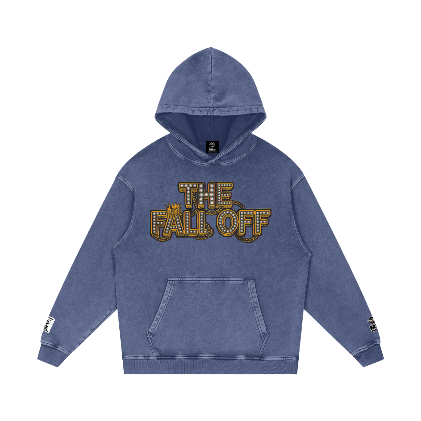 The Fall Off - Snow Washed Loose Cotton Hoodie