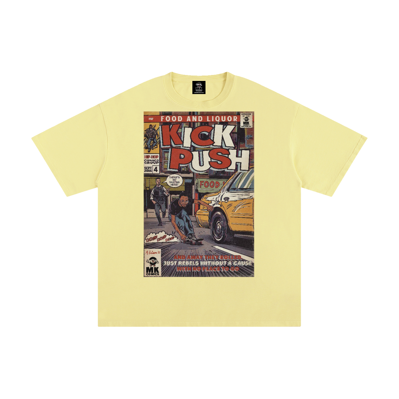 Kick, Push - Unisex Pure Cotton T-Shirt