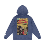 No More Parties in L.A - Snow Washed Loose Cotton Hoodie