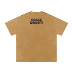 Space Oddity - Snow Washed Oversized Cotton T-Shirt