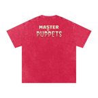 Master of Puppets - Snow Washed Oversized Cotton T-Shirt