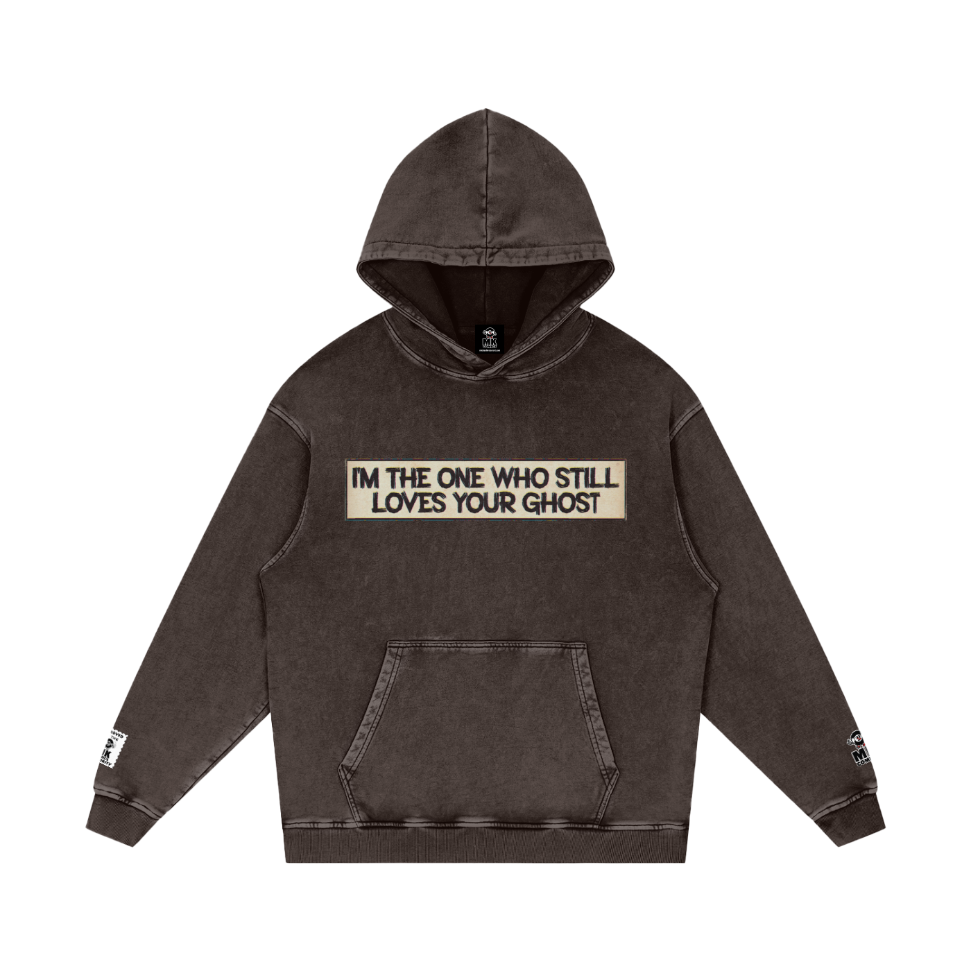 True Believer - Snow Washed Loose Cotton Hoodie