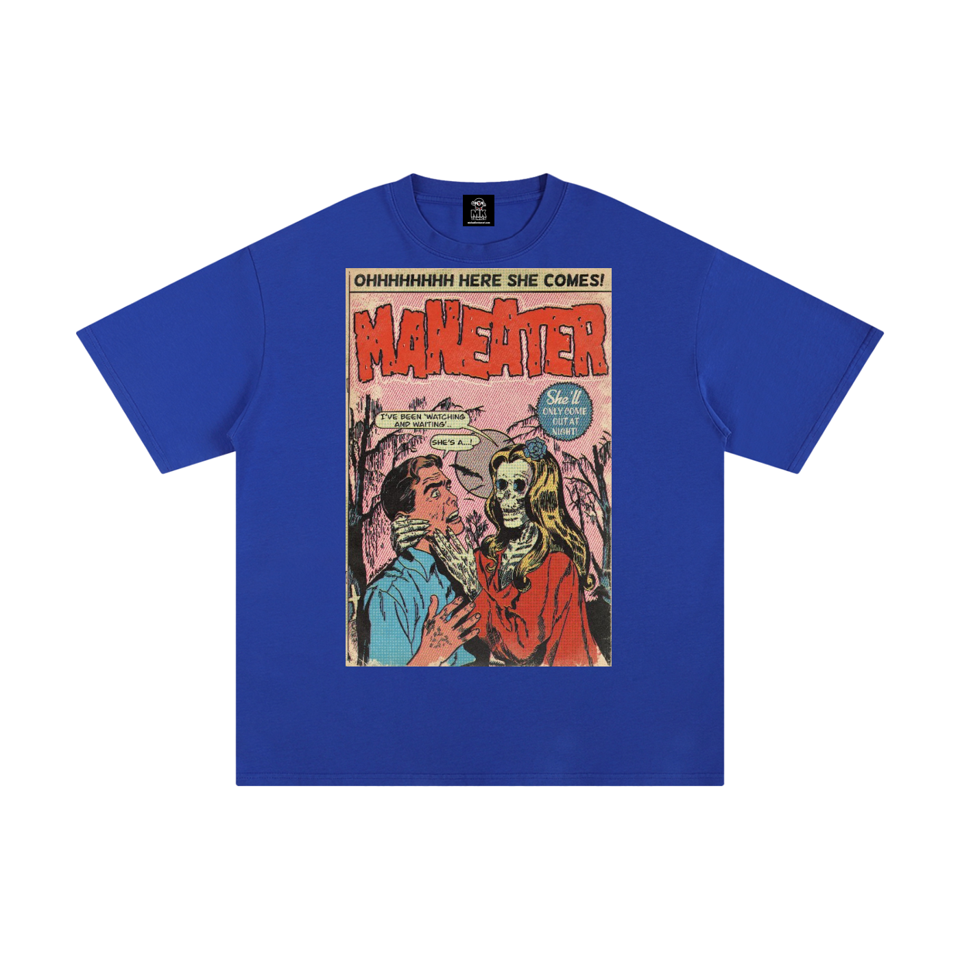 Maneater - MK Classics - Unisex Pure Cotton T-Shirt
