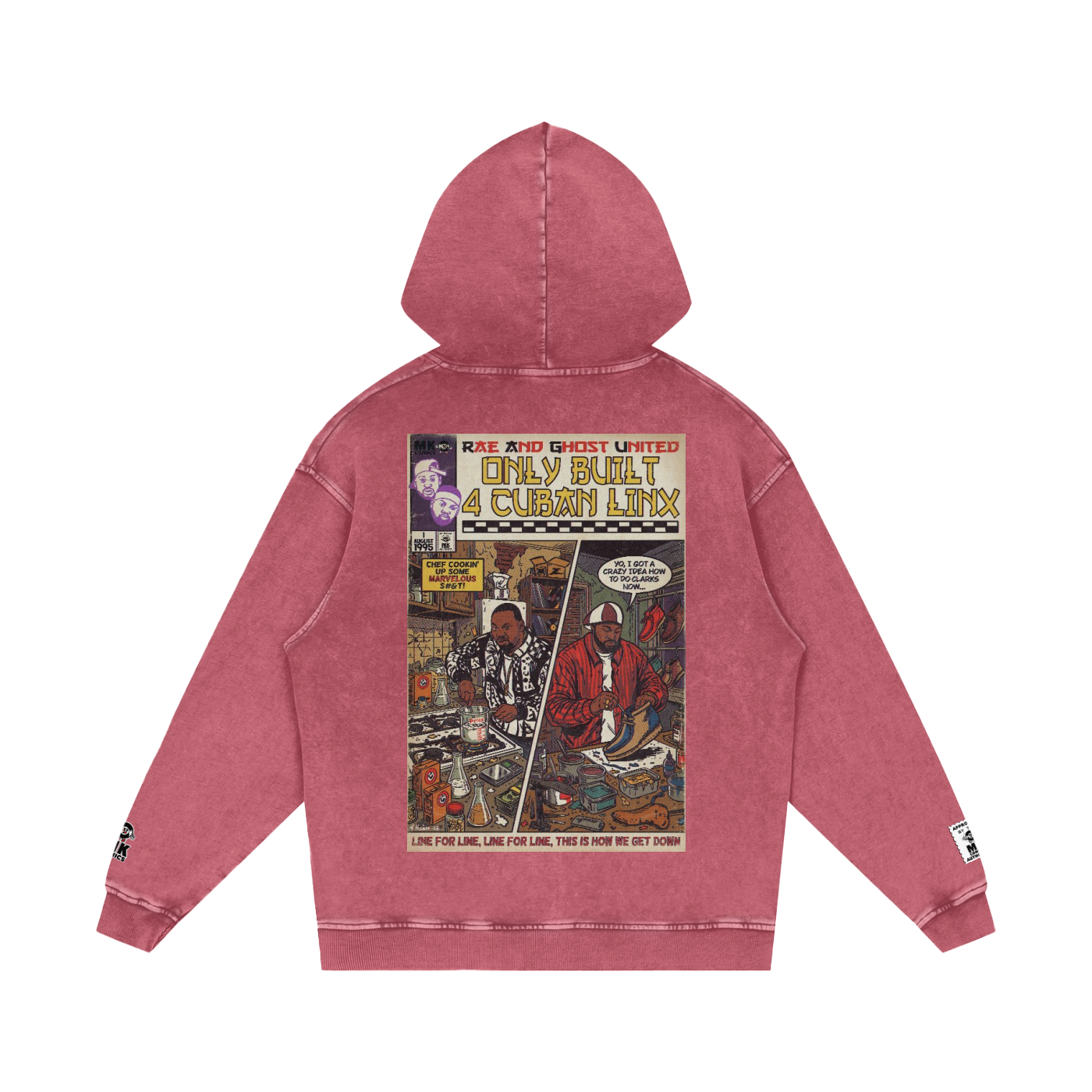 Only Built 4 Cuban Linx - Snow Washed Loose Cotton Hoodie