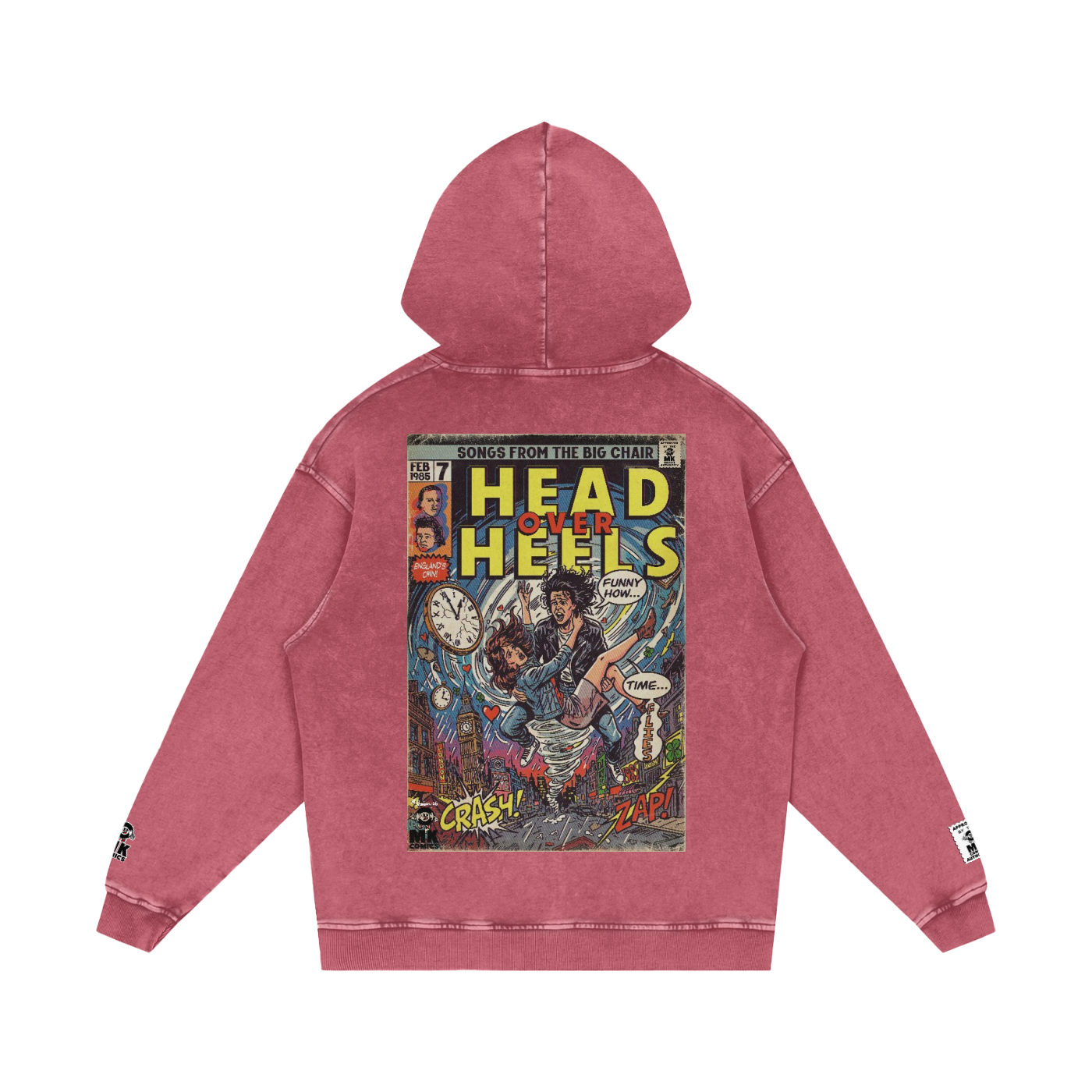 Head Over Heels - Snow Washed Loose Cotton Hoodie