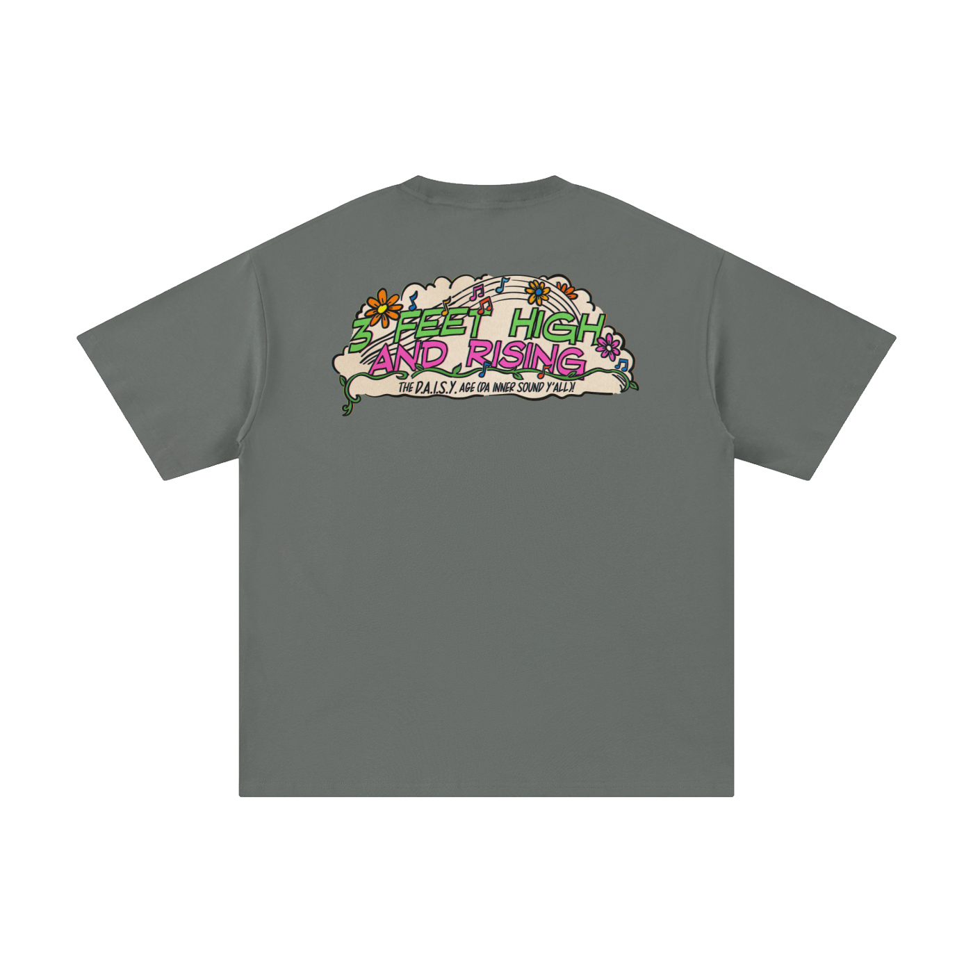 3 Feet High & Rising - Unisex Pure Cotton T-Shirt