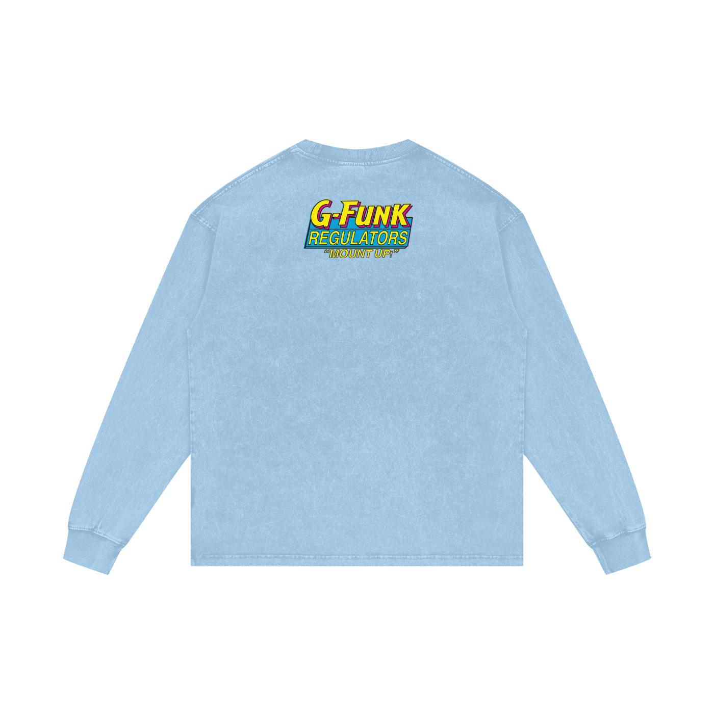 Regulate - Acid Wash Oversize Long Sleeve T-Shirt