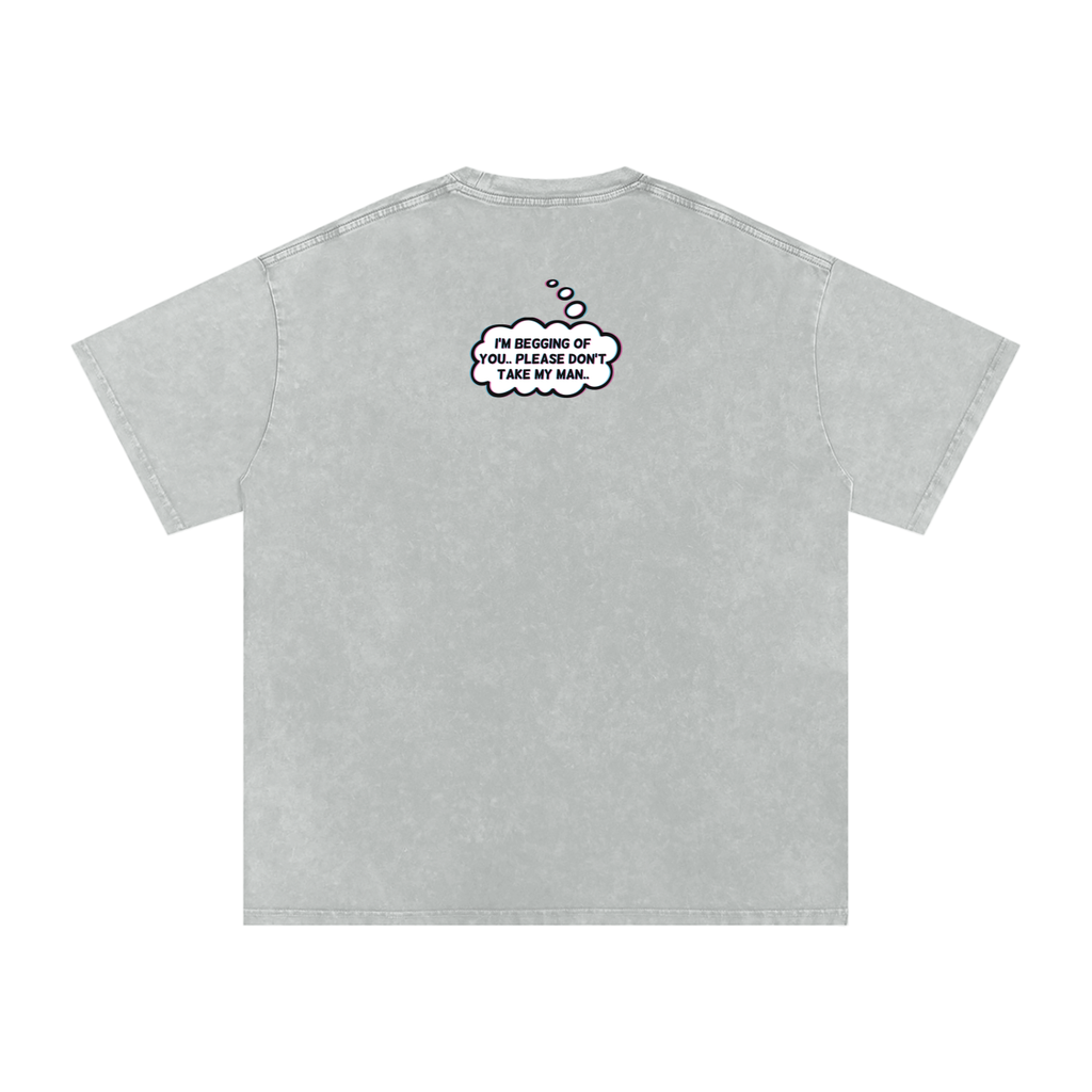 Jolene - Snow Washed Oversized Cotton T-Shirt