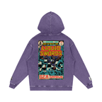 Liquid Swords - Snow Washed Loose Cotton Hoodie