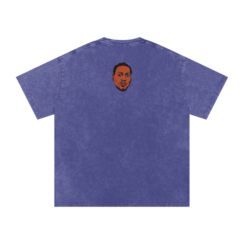 Brown Sugar - Snow Washed Oversized Cotton T-Shirt