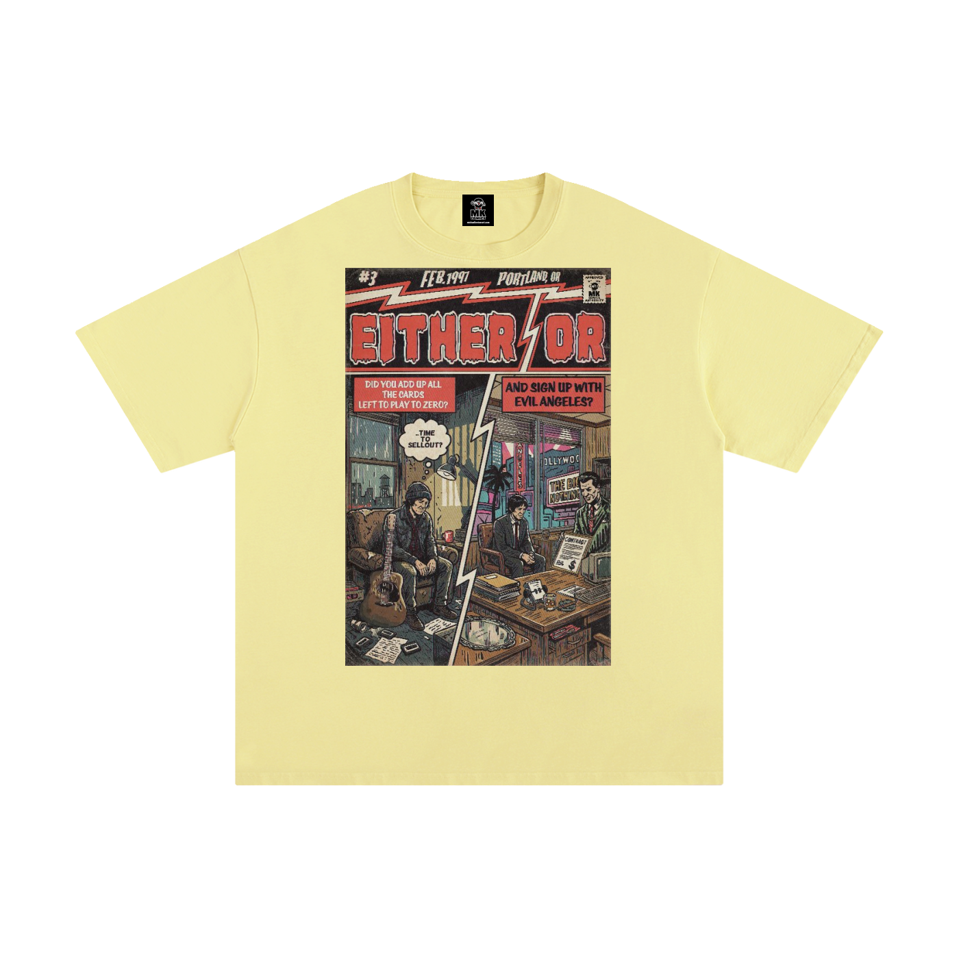 Either/Or - Unisex Pure Cotton T-Shirt