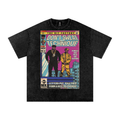 Don't Sweat the Technique - Snow Washed Oversized Cotton T-Shirt
