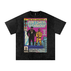Don't Sweat the Technique - Snow Washed Oversized Cotton T-Shirt