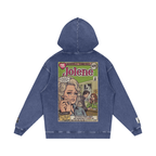 Jolene - Snow Washed Loose Cotton Hoodie