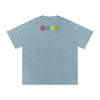 Twisted - Snow Washed Oversized Cotton T-Shirt