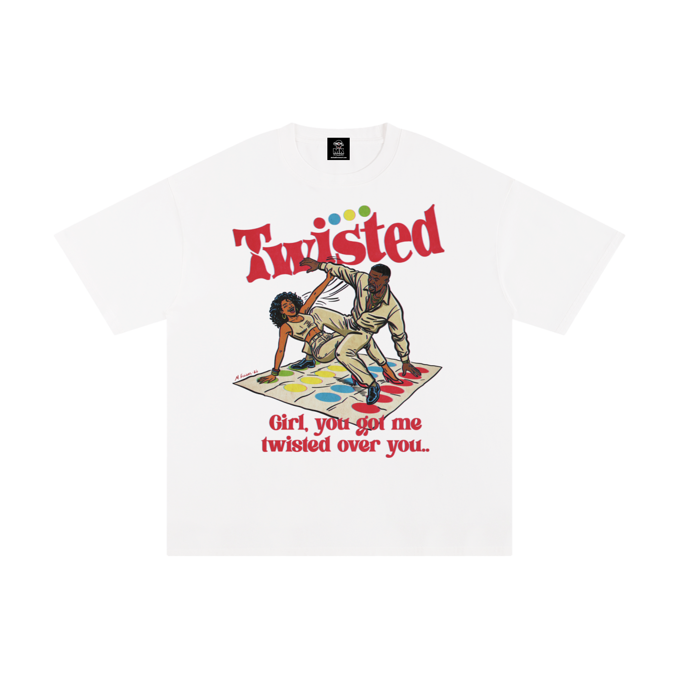 Twisted - Unisex Pure Cotton T-Shirt