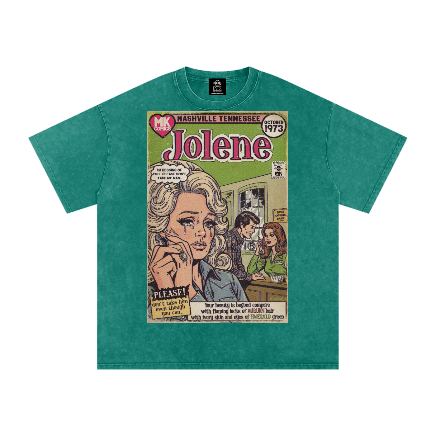 Jolene - Snow Washed Oversized Cotton T-Shirt