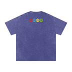 Twisted - Snow Washed Oversized Cotton T-Shirt