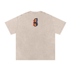 Head Over Heels - Snow Washed Oversized Cotton T-Shirt