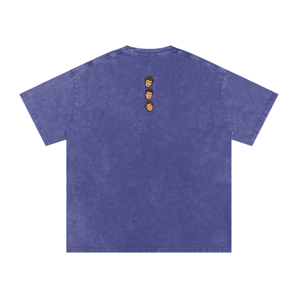 Take On Me - Snow Washed Oversized Cotton T-Shirt