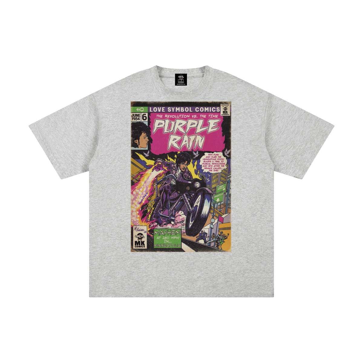 Purple Rain - Unisex Pure Cotton T-Shirt