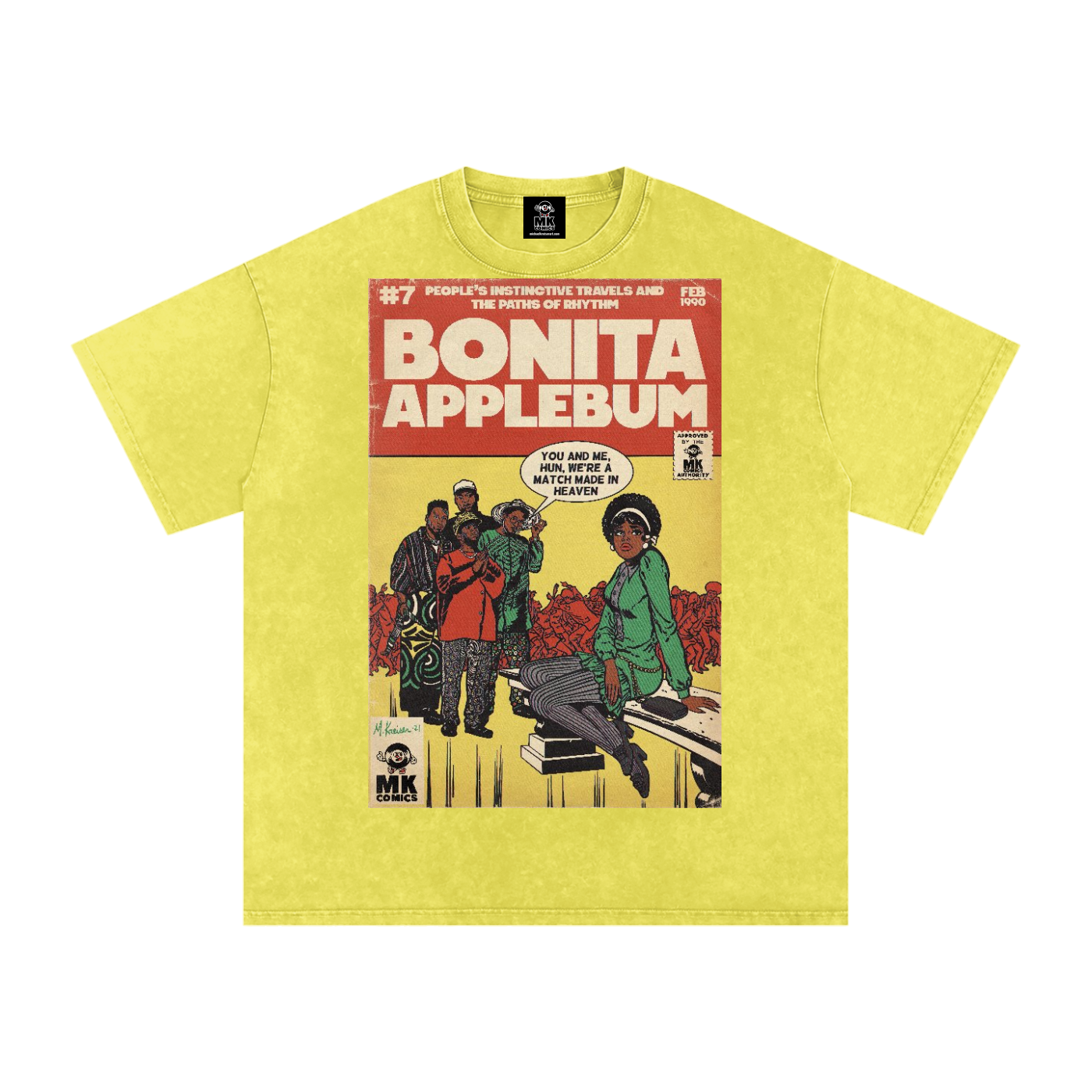 Bonita Applebum - Snow Washed Oversized Cotton T-Shirt