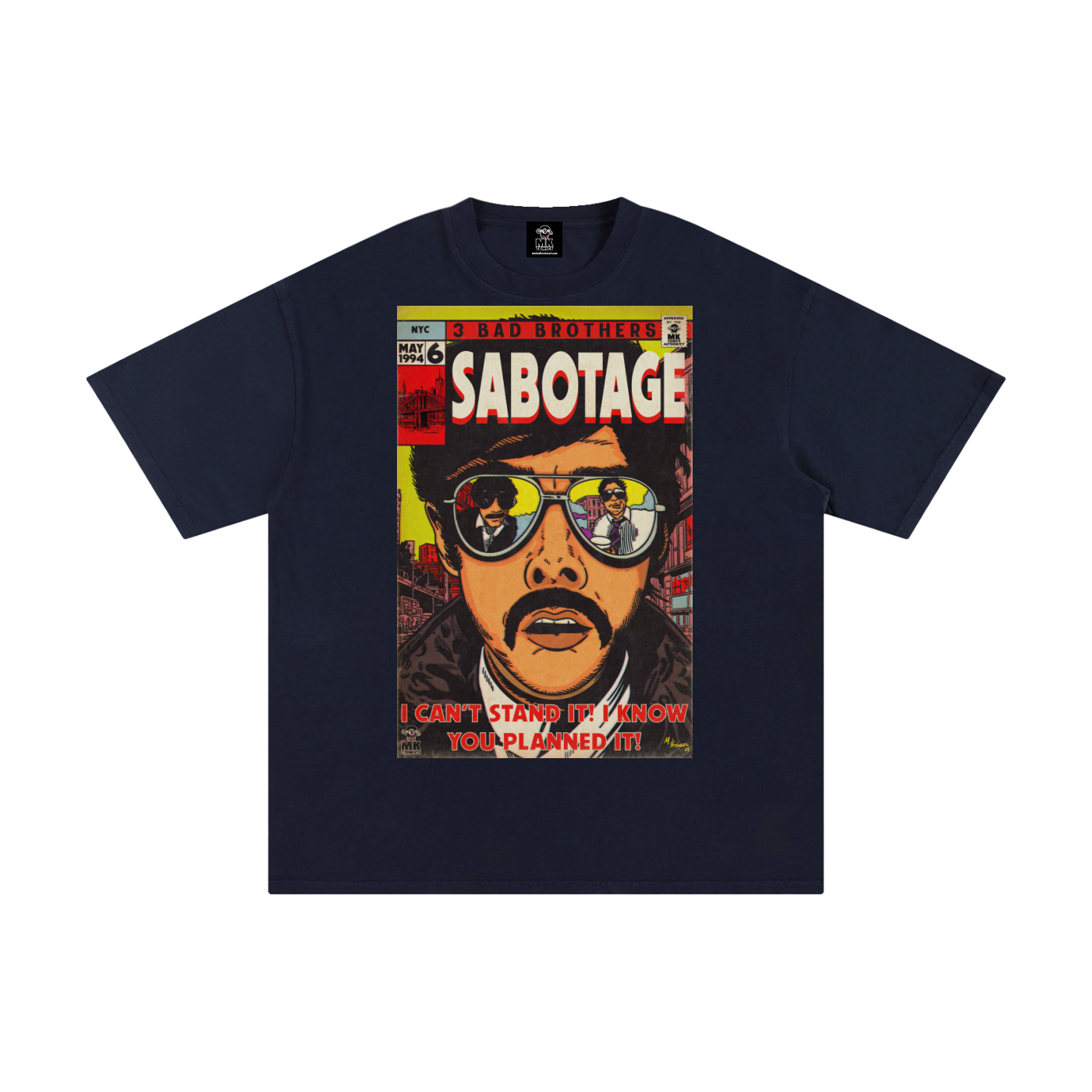 Sabotage - MK Classics - Unisex Pure Cotton T-Shirt